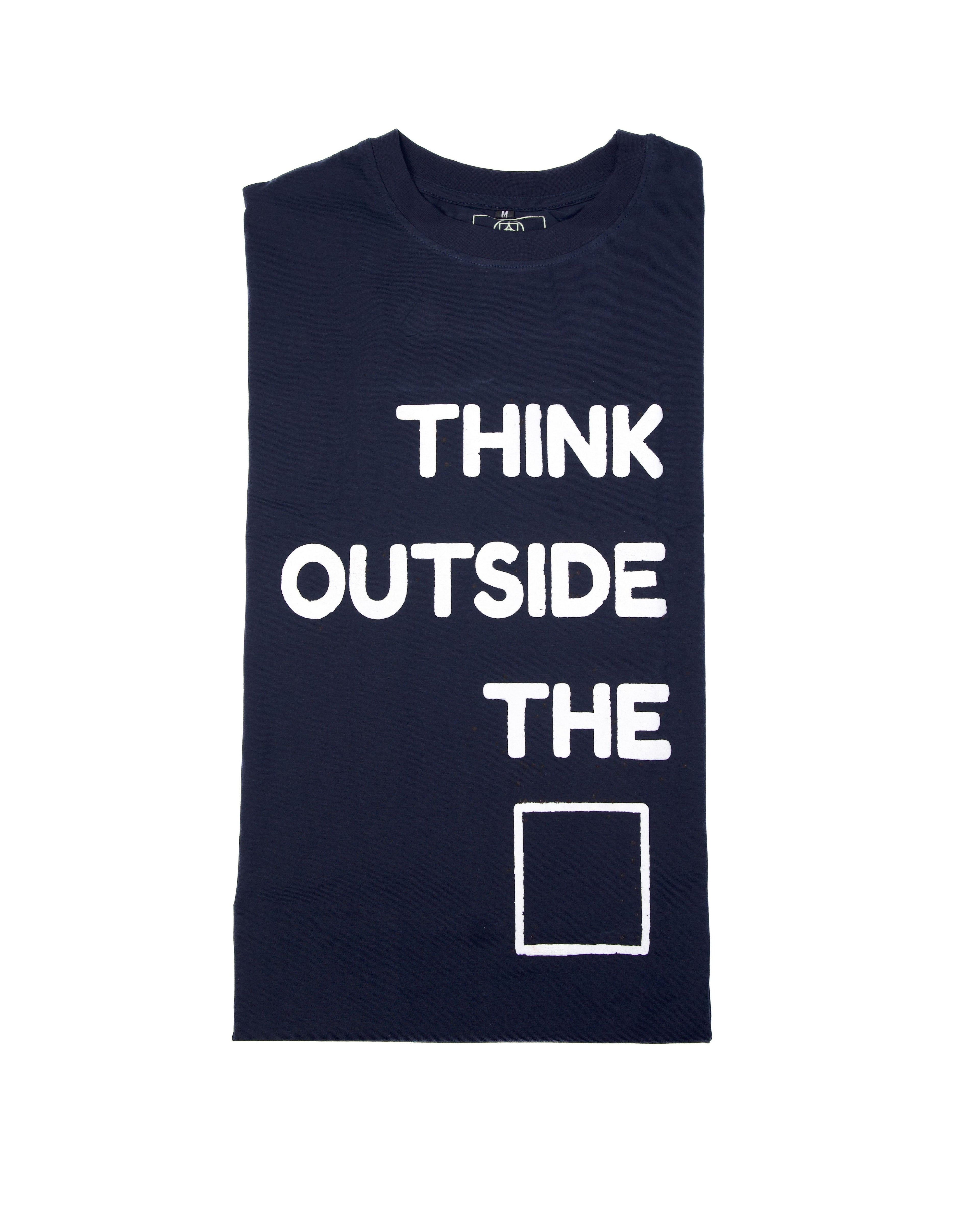 THINK OUTSIDE THE □ Oversized Tshirt