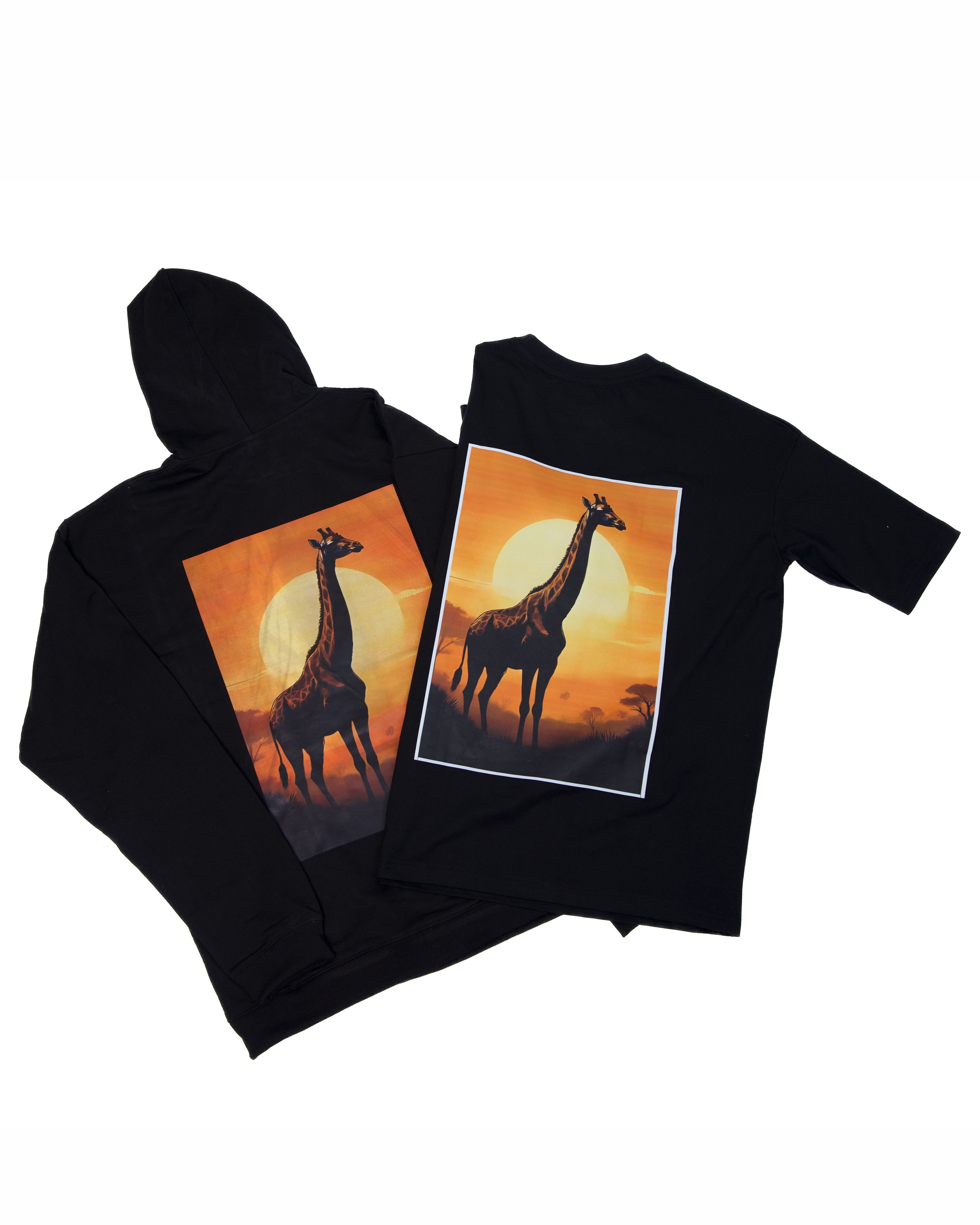 “Sunset Safari” Combo (Oversized T-shirt + Hoodie)
