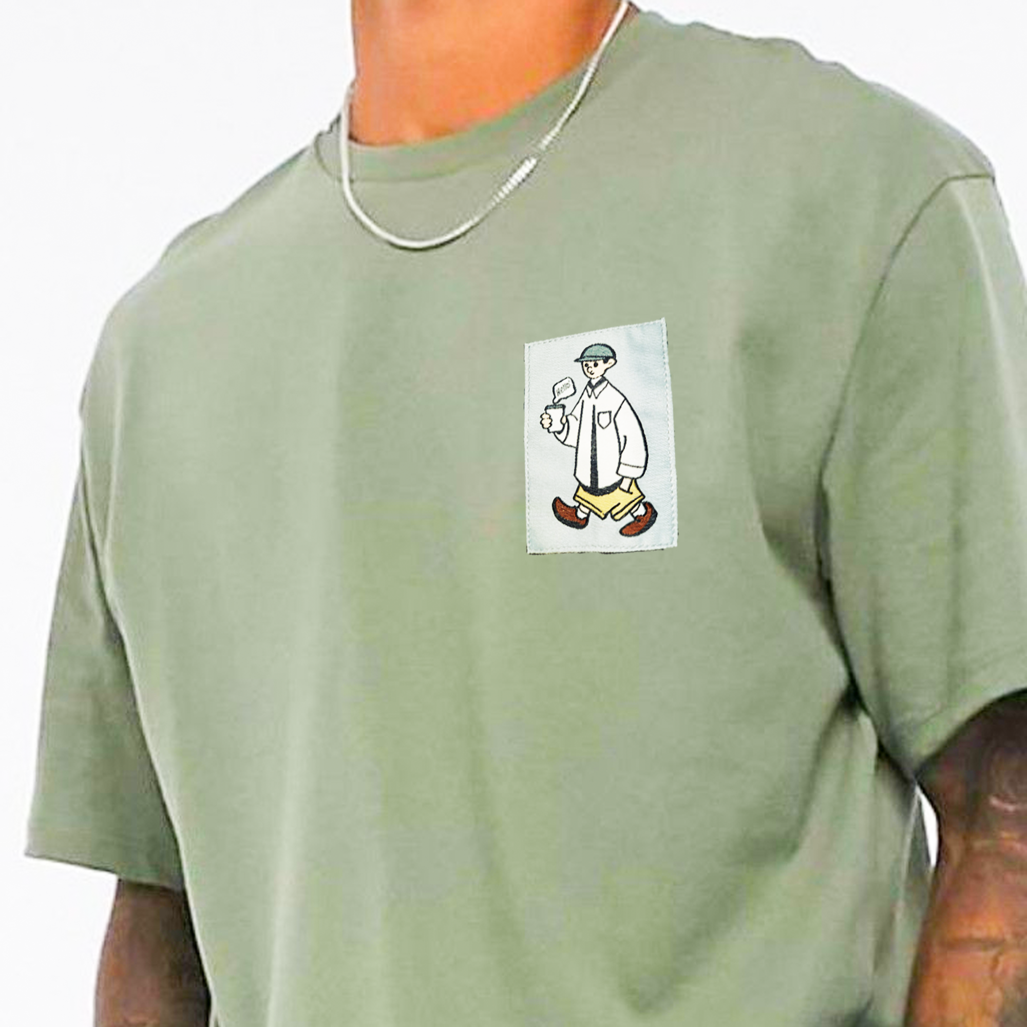 SUNRISE GIRAFFE  Oversized Tshirt