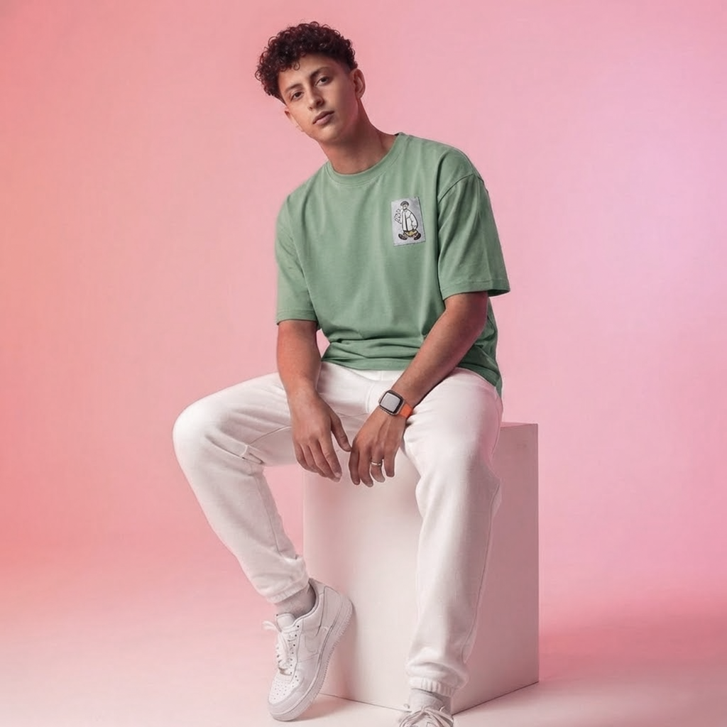 SUNRISE GIRAFFE  Oversized Tshirt