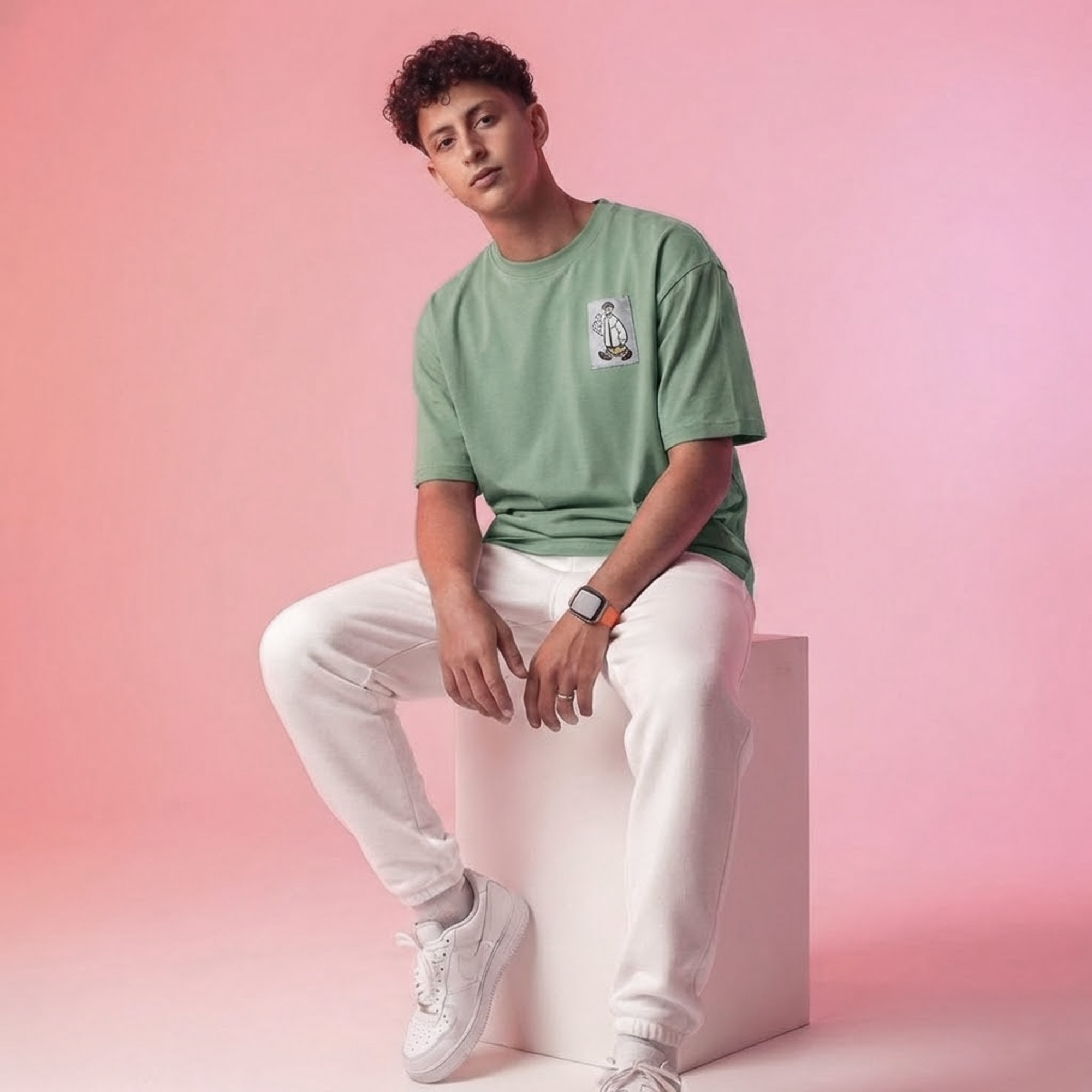 SUNRISE GIRAFFE  Oversized Tshirt