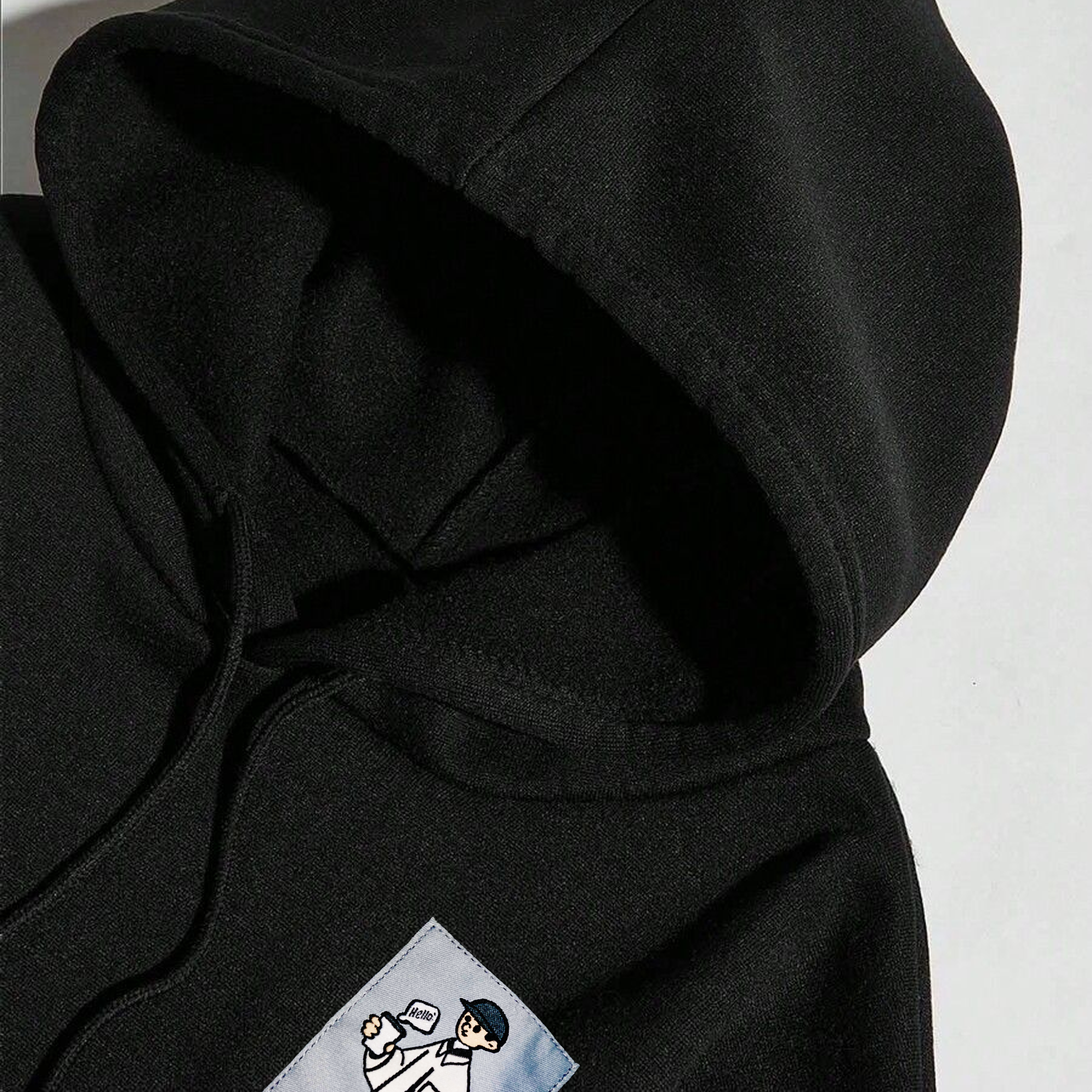 Giraffe Sunset Black Hoodie