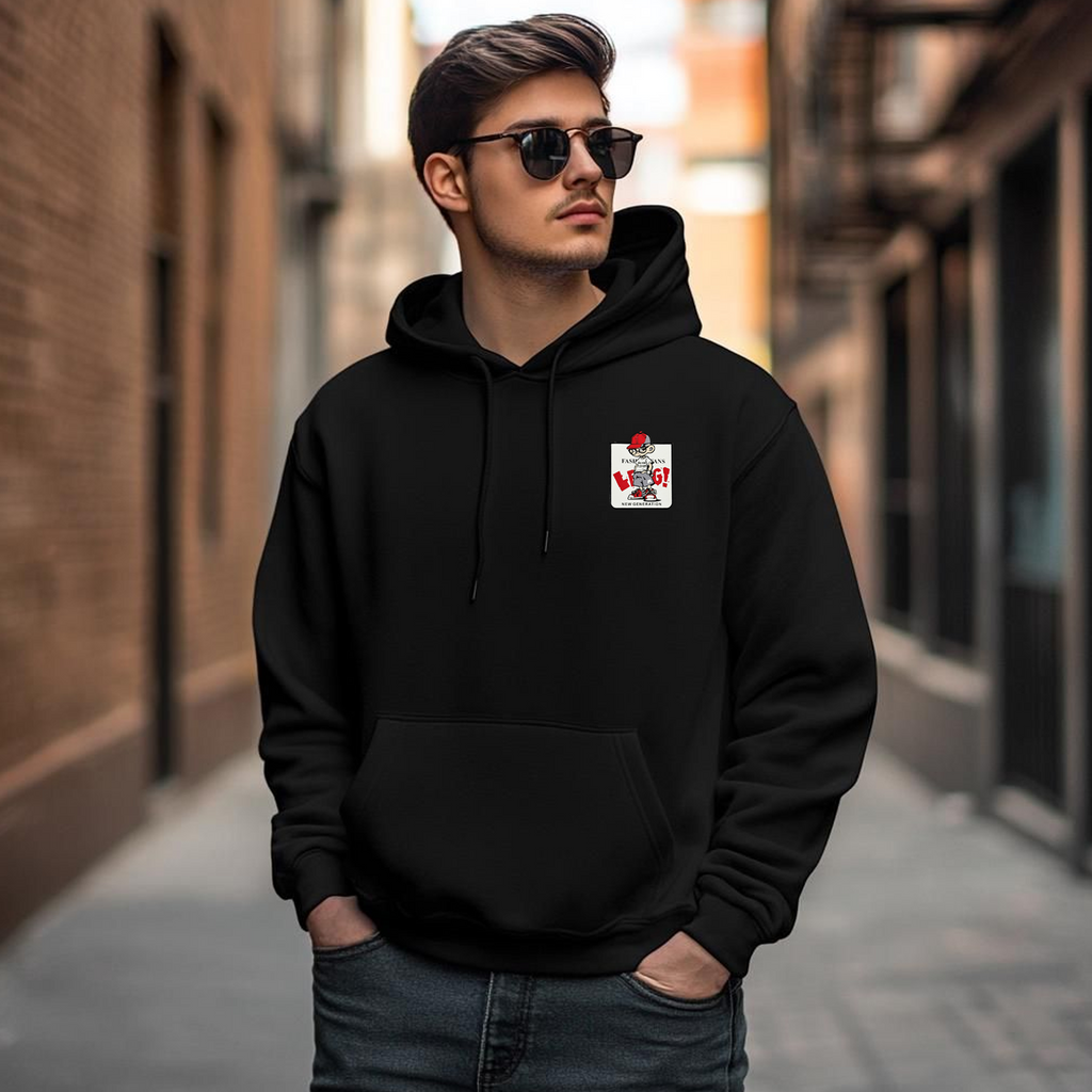 Giraffe sunrise Black Hoodie