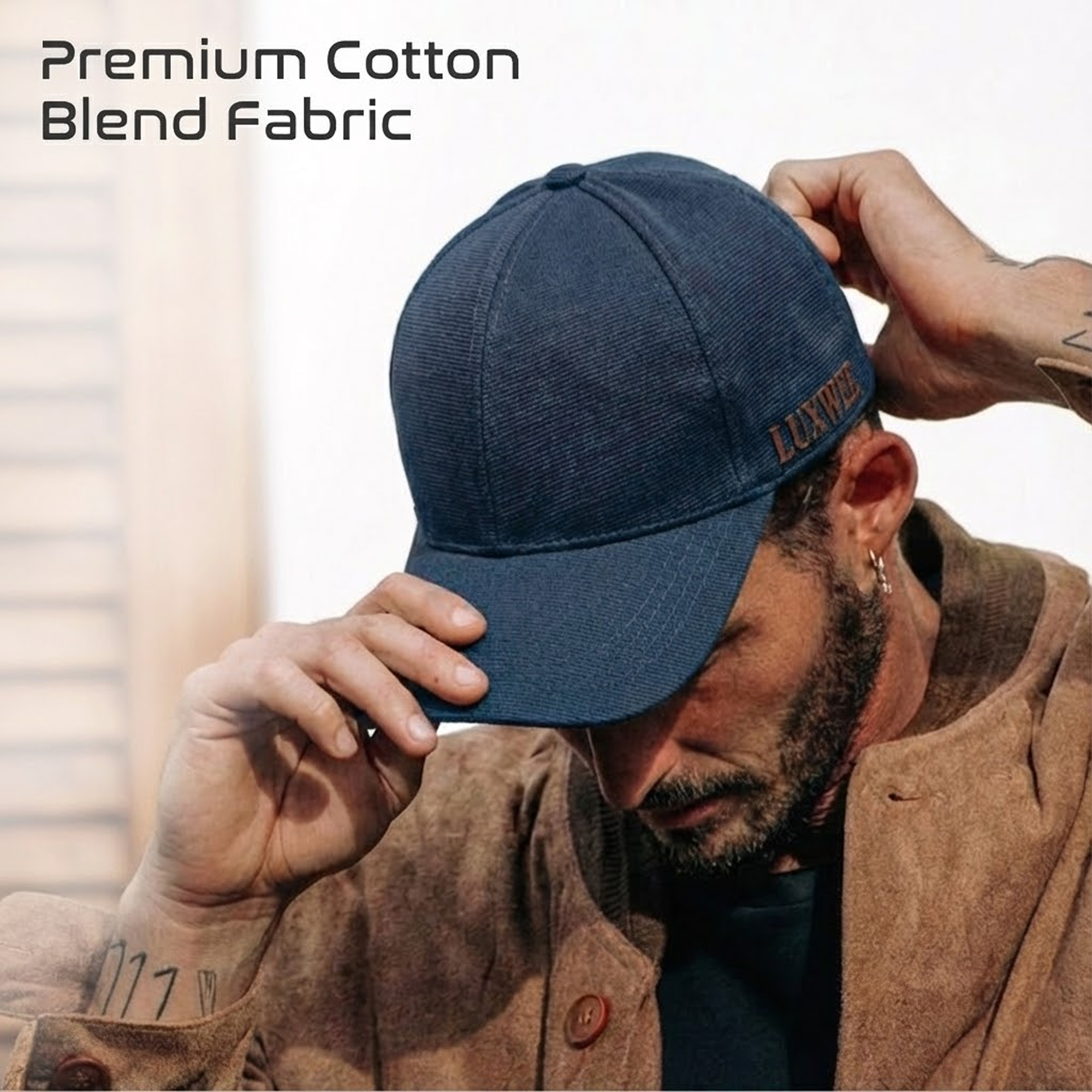 Blue cap