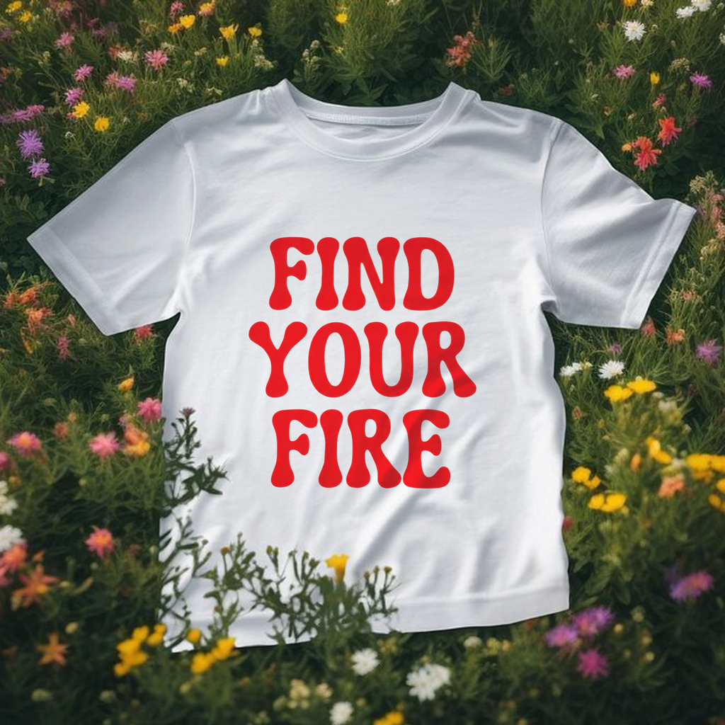 FIND YOUR FIRE Oversized tshirt