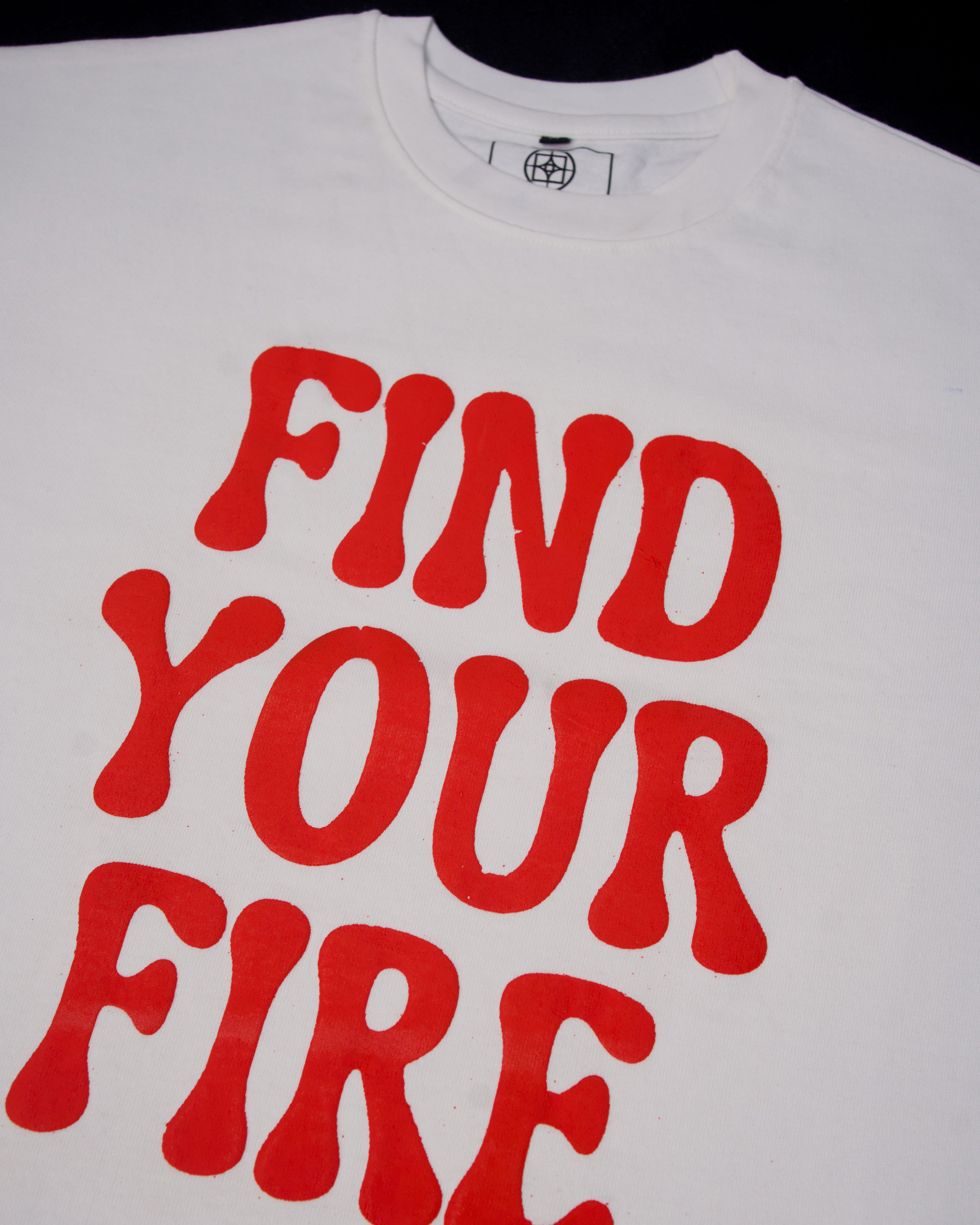 FIND YOUR FIRE Oversized tshirt