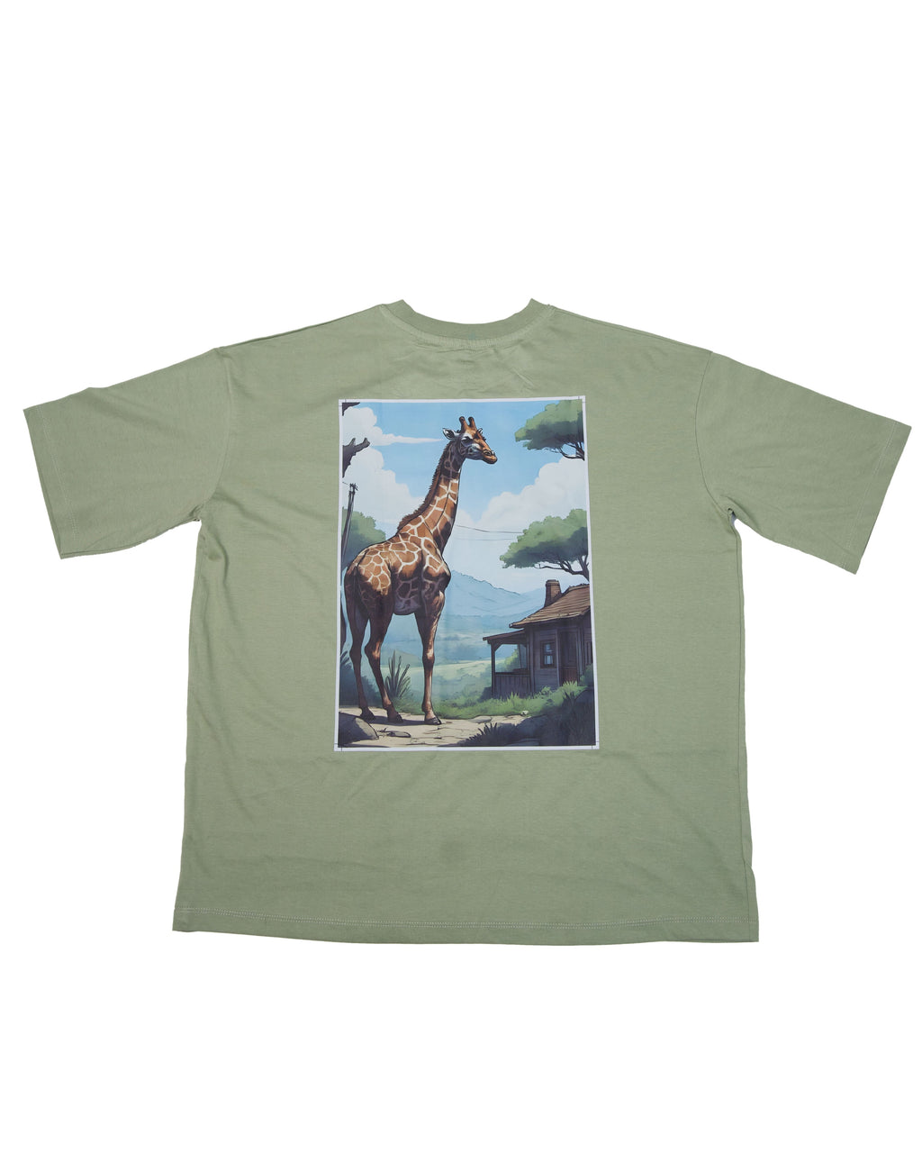 SUNRISE GIRAFFE  Oversized Tshirt
