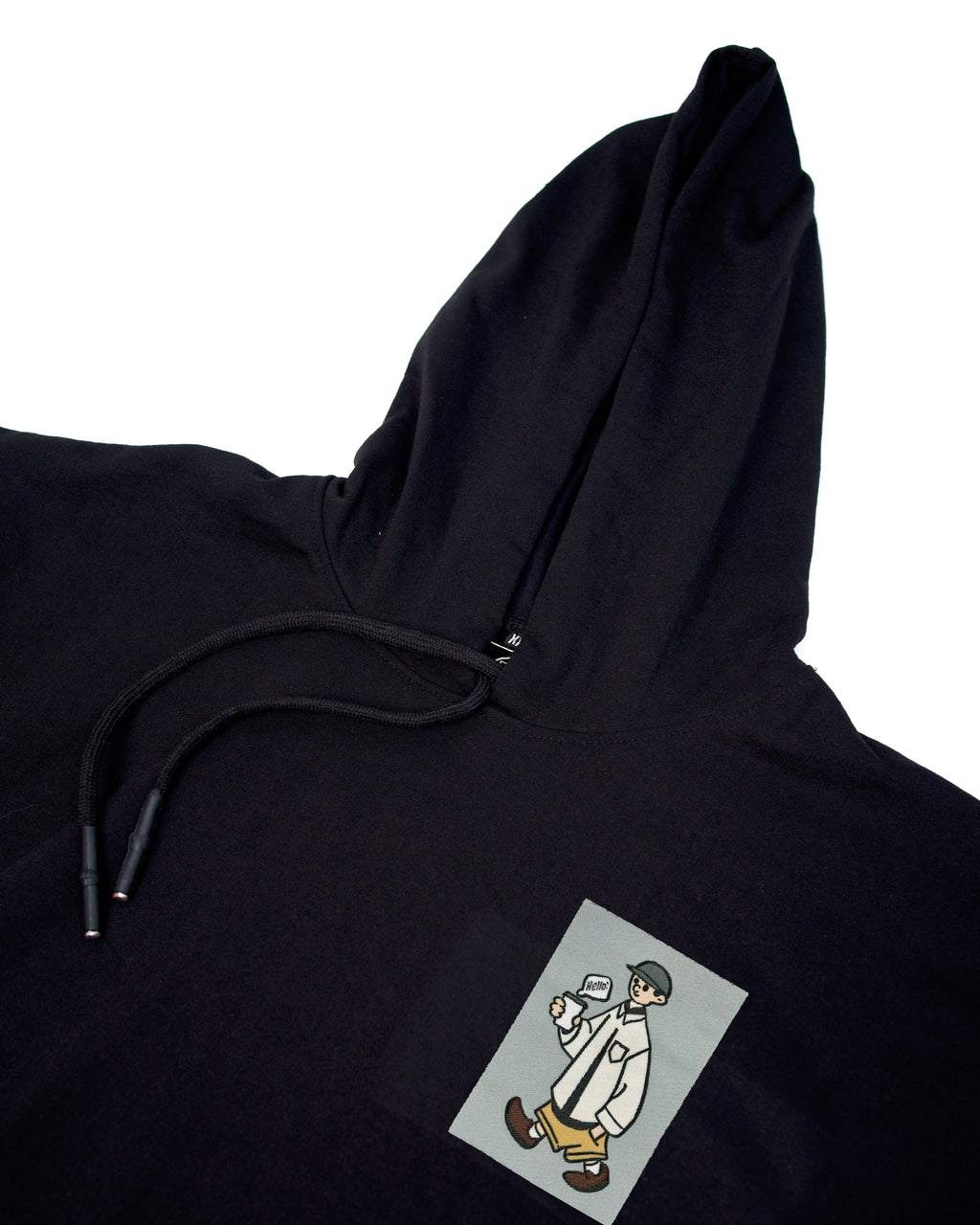 Giraffe Sunset Black Hoodie