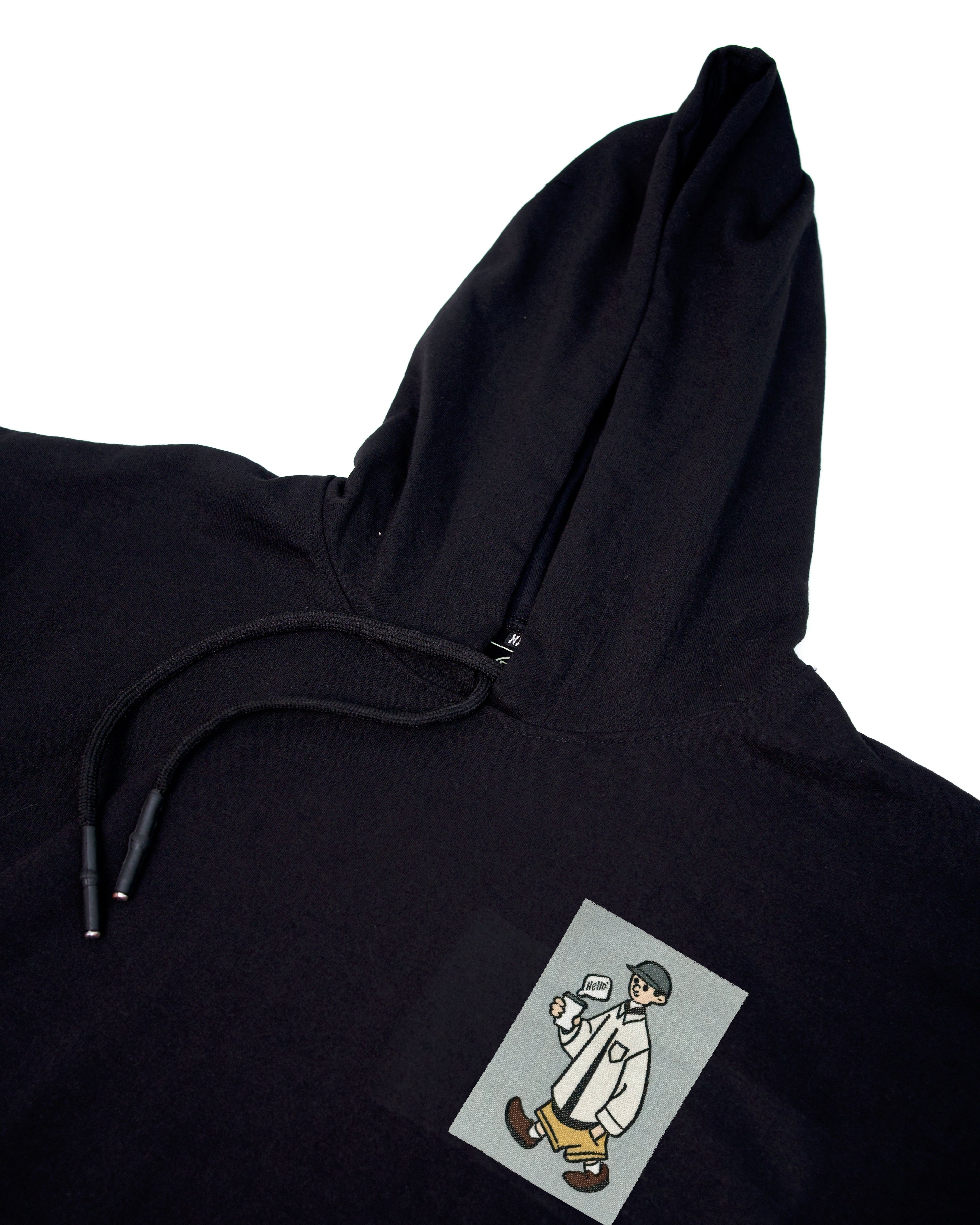 Giraffe Sunset Black Hoodie