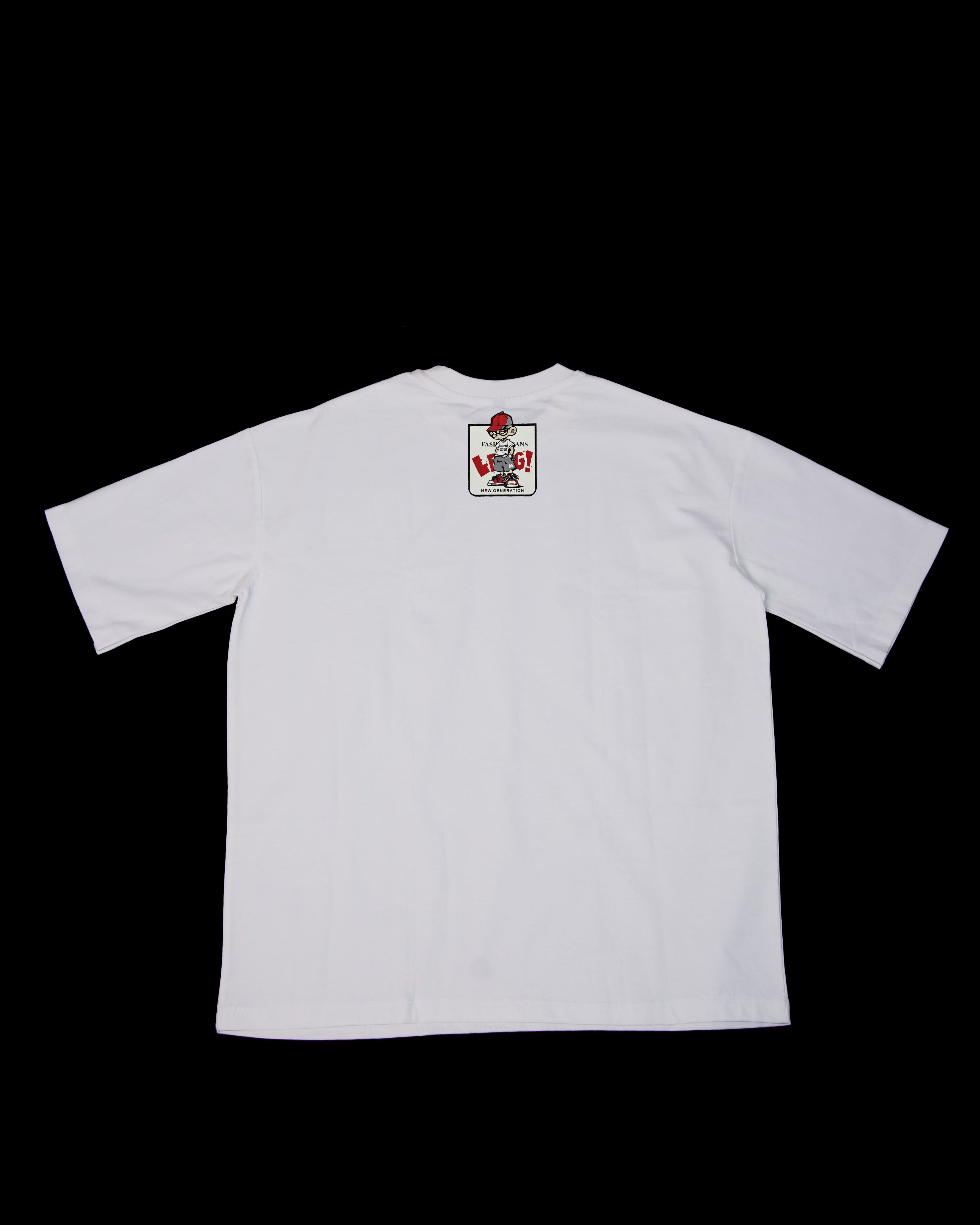 White Solid Oversized Tshirt